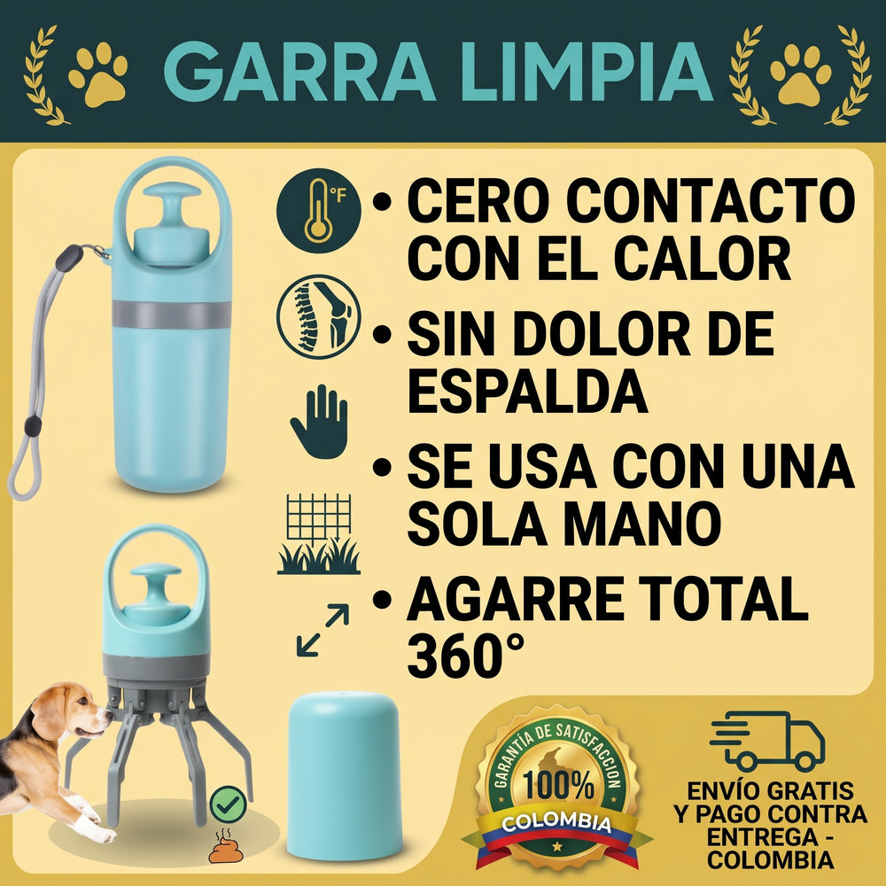 Garra Limpia Portátil Excrementos
